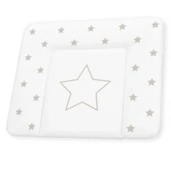 Pinolino Folien-Wickelauflage Komfort - Sternchen - Grau