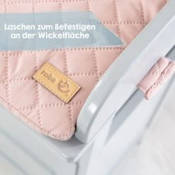 Roba Wickelauflage mit Haltegurt 75 x 85 cm - Roba Style Lily - Rosa Mauve -Wickeln Verkaufsladen roba wickelauflage mit haltegurt 75 x 85 cm roba style lily rosa mauve 308020 v229 d5