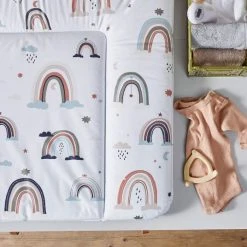 Rotho Babydesign Folien-Wickelauflage - Boho Rainbow -Wickeln Verkaufsladen rotho babydesign folien wickelauflage boho rainbow 200620010di01 d2