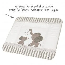 Rotho Babydesign Folien-Wickelauflage - Modern Elephants -Wickeln Verkaufsladen rotho babydesign folien wickelauflage modern elephants 200620001cg sp d3