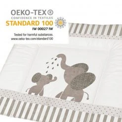 Rotho Babydesign Folien-Wickelauflage - Modern Elephants -Wickeln Verkaufsladen rotho babydesign folien wickelauflage modern elephants 200620001cg sp d4