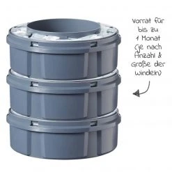 Tommee Tippee 12-tlg. Wickelset - Windeleimer Twist & Click + 4 Nachfüllkassetten + Folien-Wickelunterlage + 6 Mullwindeln -Wickeln Verkaufsladen tommee tippee 12 tlg wickelset windeleimer twist click 4 nachfullkassetten folien wickelunterlage 6 mullwindeln set 692 d4