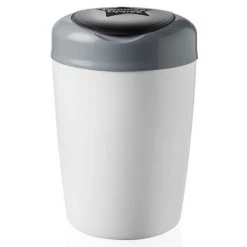 Tommee Tippee Windeleimer Simplee Sangenic inkl. 1 Nachfüllkassette - Greenfilm™ - Weiß Grau