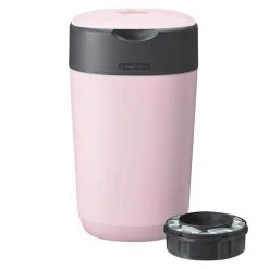 Tommee Tippee Windeleimer Twist and Click Sangenic inkl. 1 Nachfüllkassette - Greenfilm™ - Rosa