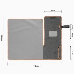 Zamboo Wickel-Kit für Unterwegs - Melange Grau -Wickeln Verkaufsladen zamboo wickel kit fur unterwegs melange grau 51026 75397 d5